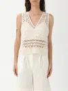 Twinset Actitude Top  Woman Color White In Brown