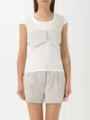 Twinset Actitude Waistcoat  Woman Color Grey In Grey