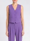 Twinset Actitude Waistcoat  Woman Color Violet In Purple