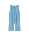 Twinset Actitude Wide Leg Light Denim Trousers