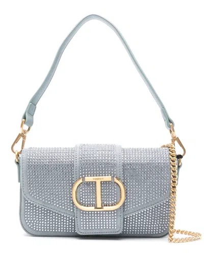 Twinset Amie Crossbody Bag In Blue
