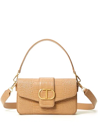 Twinset Amie Shoulder Bag In Brown