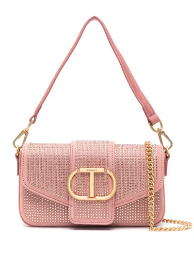 Twinset Amie Shoulder Bag In Pink