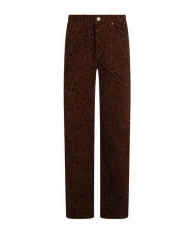 TWINSET ANIMAL PRINT TROUSERS