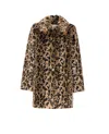 Twinset Animalier Coat In Animal Print