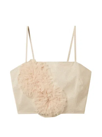 Twinset Top Woman In Neutral