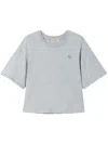 Twinset Appliqué-logo T-shirt In Grey