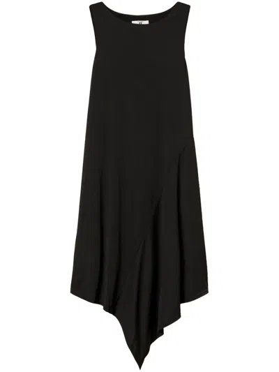Twinset Asymmetric Dress In Black