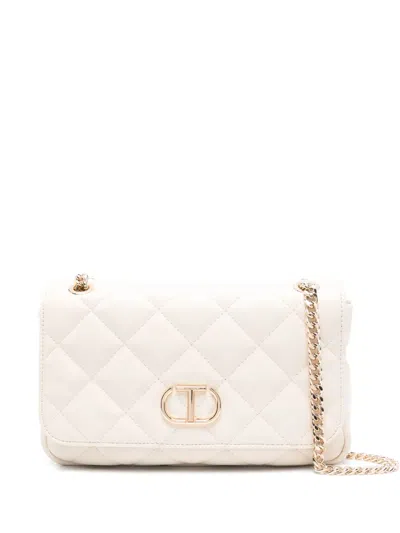 Twinset Audrey Cross Body Bag In Neutrals