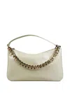 Twinset Chain-embellished Shoulder Bag In Neutral