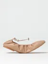 Twinset Ballet Flats  Woman Color Camel