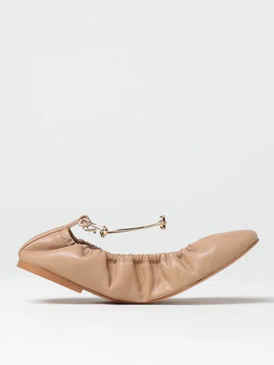 Twinset Ballet Flats  Woman Color Camel