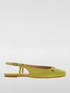 Twinset Twin Set Satin Slingback In Green