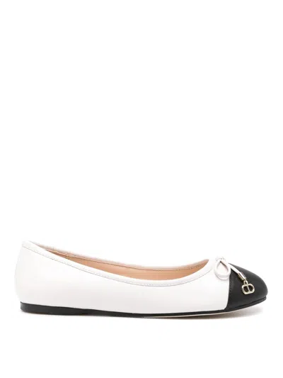 Twinset Ballerinas Mit Schleife In White