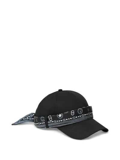 Twinset Bandana-detail Cap In Black