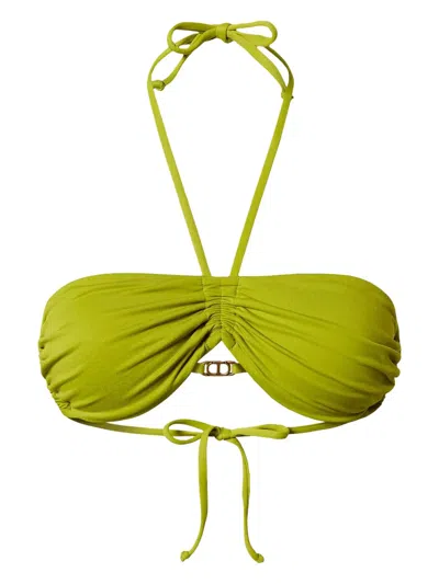 Twinset Bandeau Bikini Top In Green