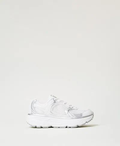 Twinset Baskets De Running Fessura In White