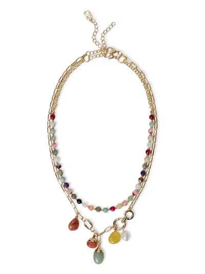 Twinset Bead-detailing Necklace In 金色