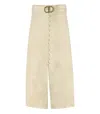Twinset Beige Belted Skirt