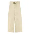 Twinset Beige Belted Skirt