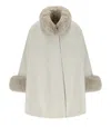 Twinset Beige Cape In Neutral