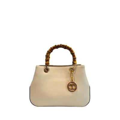 Twinset Beige Pu Women Handbag In Neutral