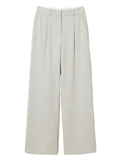 Twinset Belt-loops Trousers In Gray