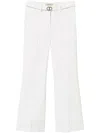 Twinset Twin-set Denim Trousers In 白色