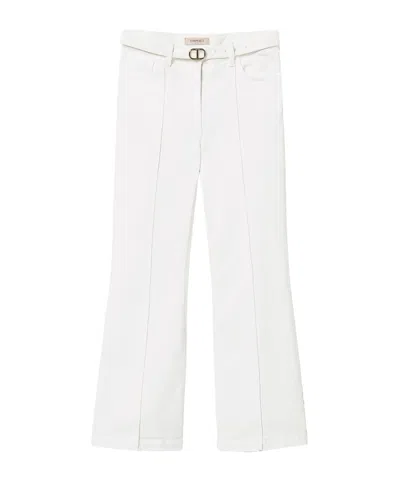 TWINSET TWINSET CROPPED TROUSERS