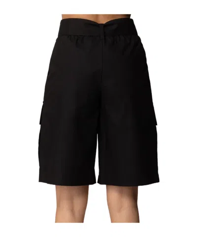 Twinset Bermuda Shorts In Black