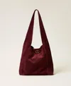 Twinset Besace « Ventotene » En Cuir Velours