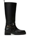Twinset Twin-set Biker Boots In Black