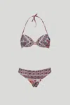 Twinset Bikini Due Pezzi Fantasia Floreale In Multicolore