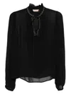 Twinset Black Blouse  In Black