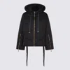 Twinset Hooded Zip-fastening Jacket In Black