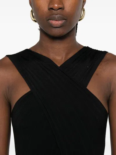 Twinset Black Dress With V-neck