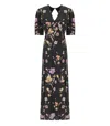 Twinset Twin Set 'iris' Dress In Black