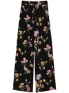 Twinset Twin-set Relaxed Fit Black Trousers