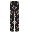 Twinset Black Floral Wide Leg Trousers
