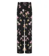 Twinset Black Floral Wide Leg Trousers
