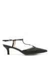 Twinset Twin-set Half Heel Shoes Black In Black