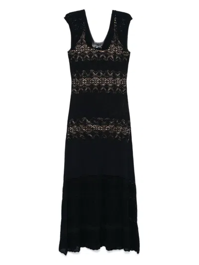 TWINSET BLACK KNIT DRESS