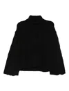 Twinset Women Black Knitted Sweater, Xs Luxury Sweaters & Knitwear For Women Darveys In Black