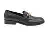 Twinset Black Leather Laced Flat Shoes