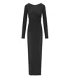 Twinset Black Long Dress In Black