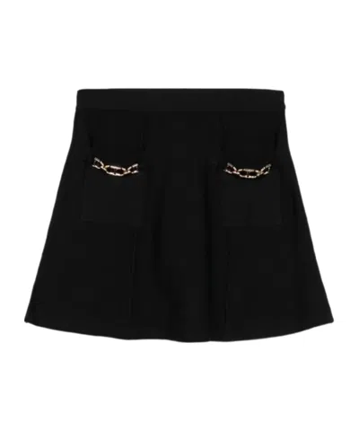 Twinset Black Long Skirt