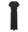 Twinset Black Midi Dress In Black