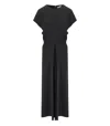 Twinset Black Midi Dress In Black