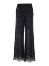 Twinset Black Pants In Black