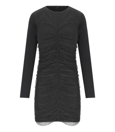 Twinset Black Plumetis Dress